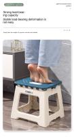 Taburete Plegable Para Adultos Y Niños Estilo Moderno Minimalista Portátil Para Interiores Y Exteriores Uso Doméstico Y Pesca - details 1
