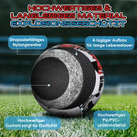 Bola De Fútbol Oficial Tamaño 5 Para Partidos Y Entrenamiento PVC Suave Tejido Máquina Adecuado Para Juegos Al Aire Libre - details 22