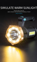 Linterna Portátil LED Super Brillante Recargable Por USB Torcha Exterior Camping Impermeable Con Luz Lateral Lámpara De Trabajo - details 3