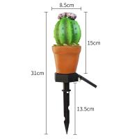 Lámpara Solar LED Para Jardín Impermeable Luz De Calle Exterior Decorativa Para Camino Balcón Terraza Con Control Inteligente De Luz Moderna ABS - details 12