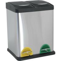 Cubo de Reciclaje Ecológico Wellhome 16 Litros 2 Compartimentos - details 0