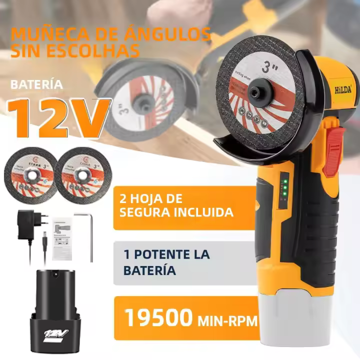 Mini Mezcladora Eléctrica HILDA12V 3/4 Pulgadas Con Corte Y Pulido Automático Recargable Herramienta De Grindaje Para DIY En El Hogar - 1