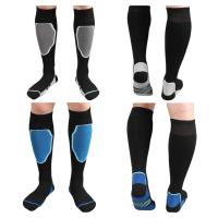Calcetines De Esquí Para Hombres Invierno Cálidos Y Gruesos Calcetines Deportivos De Rodilla Para Snowboard Fútbol Talla Única - details 0