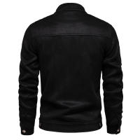 2024 nueva chaqueta de otoño e invierno para hombre, chaqueta versátil de color sólido a la moda para hombre, ropa de trabajo de gamuza, chaqueta para hombre - details 6