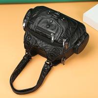 Nueva Moda Bolso De Hombro Para Mujer De Cuero Suave De Alta Calidad Marca Famosa Diseñador Bolso De Mano De Lujo Bolsos De Hombro Casual Con Decoración De Rivet - details 6