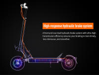 JOYOR S10-S-Z Electric Scooter 60V 18Ah Battery, Dual 1000W Motor 65km/h Max Speed 70-85km Range Black - details 4