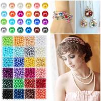 Set De 1680 Piezas De Perlas Falsas 6mm En 24 Colores Para DIY Material Para Crear Pulseras Y Collares Con Caja - details 4