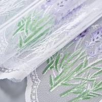 Cortinas Cortas De Tulle Blanco Europeo Para Sala De Estar Dormitorio Comedor Cocina Cubierta De Armario Lace Decoración De Ventana Para Bodas - details 7