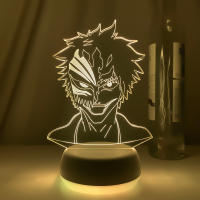 Lámpara Nocturna LED De Anime Bleach Con Máscara Para Decoración De Habitación De Niños Luz De Noche Para Regalos Para Niños Decoración De Estudio Luz 3D Incluye Bombillas - details 14