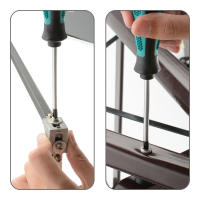 Juego De 4 Herramientas De Reparación a Prueba De Descargas Aisladas Con Mango Multipropósito Destornilladores Cruzados Y Rectos Para Electricista Herramientas De Seguridad Antideslizantes - details 6