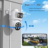 Cámara De Seguridad IP WiFi PTZ 10MP 5K Con Visión Nocturna Dual Pantalla Protección Dual Lente Montaje En Pared O-KAM pro - details 4