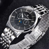 Reloj De Cuarzo Para Hombre PAGANI DESIGN 2025 Multifuncional 40MM Vidrio De Zafiro Resistente Al Agua 100M Fase Lunar Estilo Business - details 22