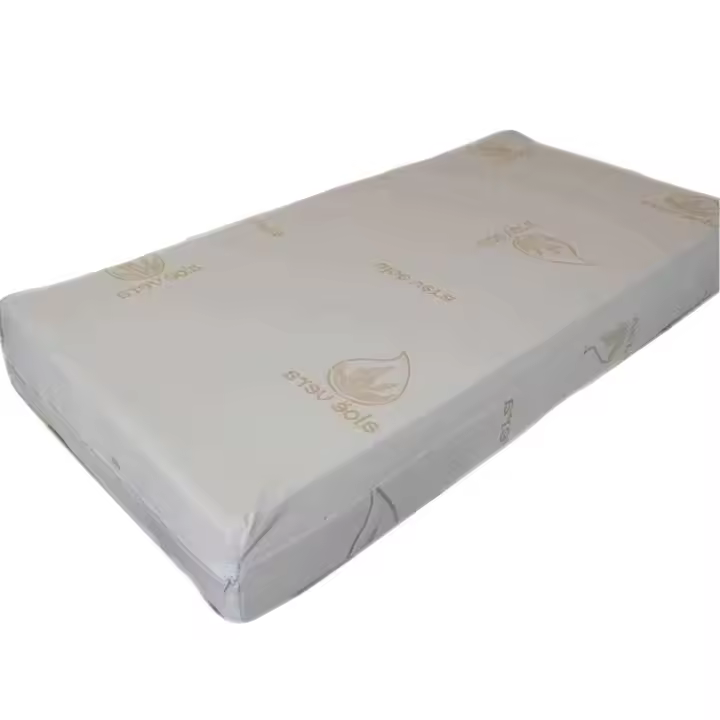 Various - Colchón de Cuna Aloe Vera Baby (120 x 60 x 10cm) con Cremallera desenfundable, Verano - Invierno,Gran Suavidad,Diseñado para el Descanso. - 1