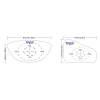Cinta De Impacto De Golf 12-60pcs Etiquetas Para Clubs De Hierro Driver Madera Bola Registros De Golpe Entrenador De Swing Equipo De Golf Blanco Azul - details 13