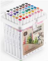 BF - Sketch Marker Pack 48 Rotuladores Doble Punta para Dibujar Colorear Pintar Dibujo Caligrafia Colores Surtidos Rotuladores Base Alcohol BFG - details 0