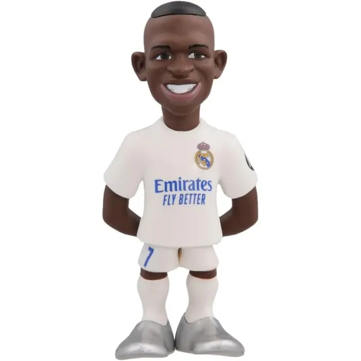 Figura Minix Vinicius Real Madrid Modelo 203 -  Original - Figuras Miniaturas Coleccionables Para Exhibición - Idea De Regalo - Mercancía Oficial - Juguetes Para Niños Y Adultos - Fans - 1