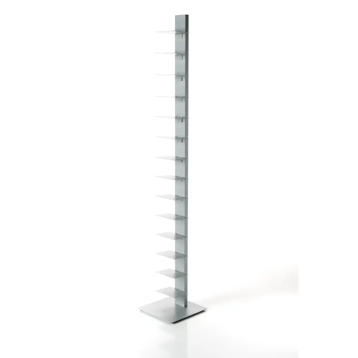 Librería ZStyle Sapiens-Autoportante Con Estantes-Columna Vertical-Metal-Estantes-Moderno-Diseño-Bruno Rainaldi-Original BBB Italy - 1