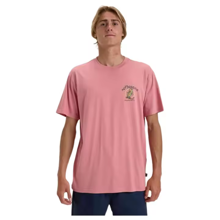 Camiseta Billabong modelo Lunch Break Ss para hombre en color rosa - 1