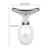 Instrumento De Masaje De Belleza Eléctrico Para El Rostro Y Cuello Lifting Y Firmeza Portátil Recargable Con USB Cable - details 8