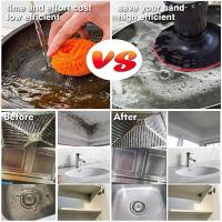 Juego De Cabezas De Cepillo Eléctrico Para Limpieza De Coche Y Hogar Kit De Limpieza Para Cocina Baño Y Toilette Material De Níquel De Cobre Eco-amigable - details 8