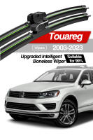 LimpiaParabrisas Antigolpes Para VW Touareg 2003-2023 Plegables En 2 Piezas Accesorios Para Ventanas Delanteras De Goma Natural Tamaño Original - details 0