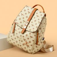 Mochila Para Mujer De Cuero Sintético De Alta Calidad Mochila De Libros Mochila Suave Para Estudiantes Viaje Floral Vintage - details 8