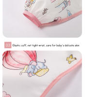 Bib De Comida Para Bebés Impermeable Y Resistente Al Polvo Ropa De Protección Para Niños Y Niñas Edad 1-3 Años Estilo Divertido - details 4