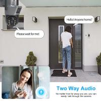 Cámara Solar 4G LTE de Tarjeta SIM O Cámara WiFi Exterior 2.4GHz Inalámbrica, Cámara de videovigilancia PTZ de doble lente 4K y 6MP para exteriores, Cámara de Seguridad Exterior Batería Recargable, Energía Solar Audio Bidireccional, Detección de Movimient - details 10