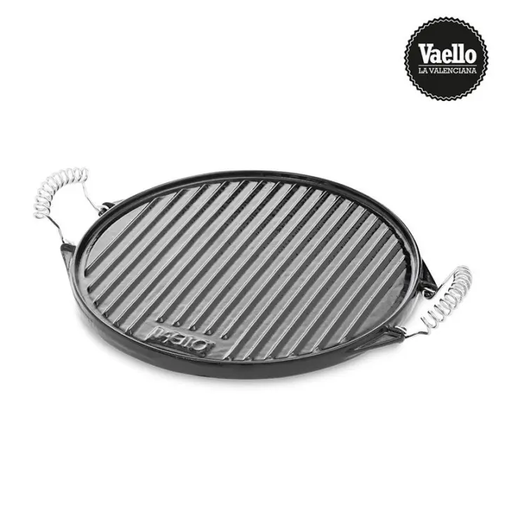Plancha de hierro esmaltado redonda ø43cm Vaello - 1