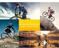 Gafas De Ciclismo UV400 Para Hombres Y Mujeres Gafas Deportivas De Montaña Para Bicicleta Protección Solar Anti-Reflejo Lentes De Acrílico - details 2