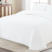 Vivid Torral - Colcha Bouti Verano Tyger Blanco SuperSuave Deluxe + Fundas De Cojines* Poliéster, Fresquita, Transpirable, Diseño, Primavera, Verano, Diseño Deluxe Calidad Premium - details 1