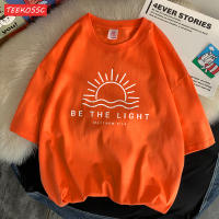 Camiseta De Algodón De Alta Calidad Para Hombre Con Diseño Gráfico De 'Ser La Luz' Matthew 5:14 Estilo Casual Veraniego Manga Corta Cuello Redondo - details 28