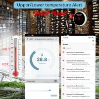 Sensor De Temperatura WiFi Tuya Con Probar 1M/3M Pantalla LCD Digital Para Nevera Piscina Termostato Remoto Alarma Smart Life - details 6