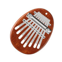 Mini Kalimba De Madera Sólida 8 Teclas Instrumento Musical Portátil Para Niños Y Adultos Principiantes Regalo De Navidad - details 5