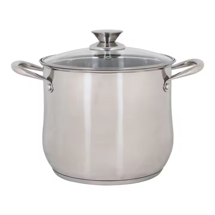 QUTTIN - Olla 24cm Acero Apta para Inducción con Tapa - Colección New Neron - Alta Durabilidad y Resistencia - Diseño Ergonómico - Compatible con Todo Tipo de Cocinas | Amystyle - 1