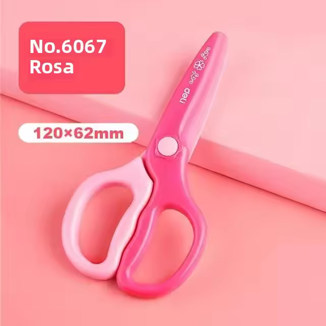 Tijeras De Estudiante Lindas Y Divertidas Para Niños Deli Para Manualidades Y Papel Portátiles Suministros Escolares - 1