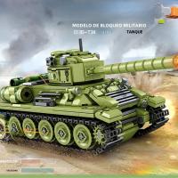 Bloques De Construcción MOC 99A Tanque De Batalla Principal Militar Challenger Leopard Panther Juguetes Para Niños Modelos De Soldado Pesado - details 8