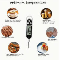 Termómetro De Cocina Digital Con Puntas Para Carne Y Barbacoa Medidor Preciso De Alimentos Metal Termómetro Doméstico TP-300 - details 1