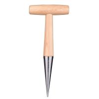 Dibber De Mano 1pc En Acero Inoxidable Con Mango De Madera Para Sembrar Semillas Transplantar Plantas Y Plantar Bolas De Ajo Herramienta De Jardinería - details 4