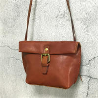 Bolso Bandolera Mujer MJ De Cuero Genuino Pequeño Bolsos Cruzados Retro Para Niñas Bolsa De Mano Suave Con Bolsillo Para Teléfono Móvil - details 15