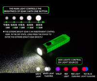 Mini Linterna Potente Con Imán Para Llave Luz Portátil IP66 Impermeable Para Camping Con Torcha UV - details 7