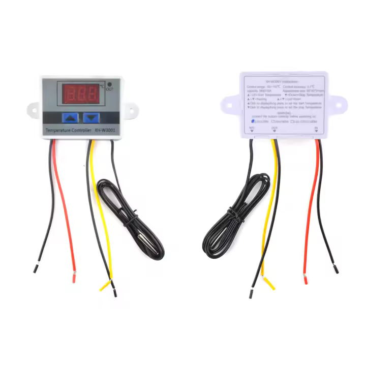 Controlador De Temperatura LED Digital Multifuncional W3001 W3002 Termostato 10A 12V 24V 220V Para Control Microcomputador Indoor - 1