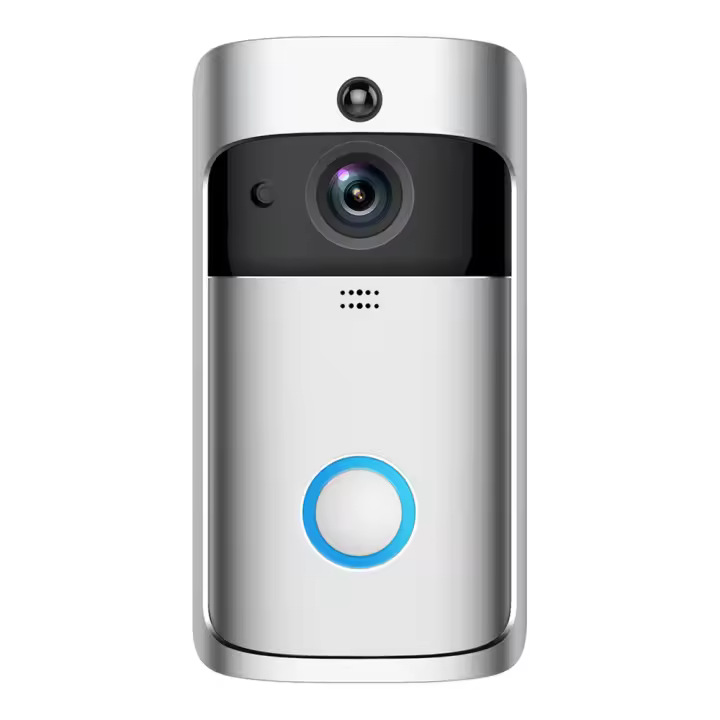 Cámara de timbre de video inteligente WiFi, intercomunicador de timbre infrarrojo inalámbrico, Cámara de Puerta con sistema de Accon a Cámara de Alta definición, para Apartamentos, Casas, Hoteles, oficinas - 1