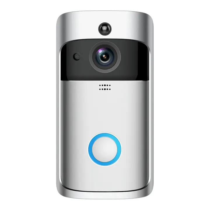 Cámara de timbre de video inteligente WiFi, intercomunicador de timbre infrarrojo inalámbrico, Cámara de Puerta con sistema de Accon a Cámara de Alta definición, para Apartamentos, Casas, Hoteles, oficinas - 1