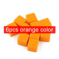 6/10pcs Dados Llenos De Acrílico De 16mm Superficies Llanas Escribibles Para Juegos De Mesa Interiores Propiedades De Juego Redondos Y Cuadrados Con Esquinas Redondeadas TMZ - details 9