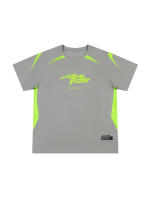 Camiseta De Verano Para Hombre Con Parches Sueltos Cuello Redondo Manga Corta Transpirable Ligera Y Secado Rápido Ropa Casual - details 20
