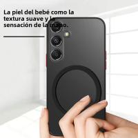 Funda Magnética Para Samsung Galaxy A55 5G A35 A25 A15 A54 A53 A52 A34 A14 A32 A13 A51 Resistente Al Choque Armadura Teléfono Cubierta Mate Suave Transparente - details 2