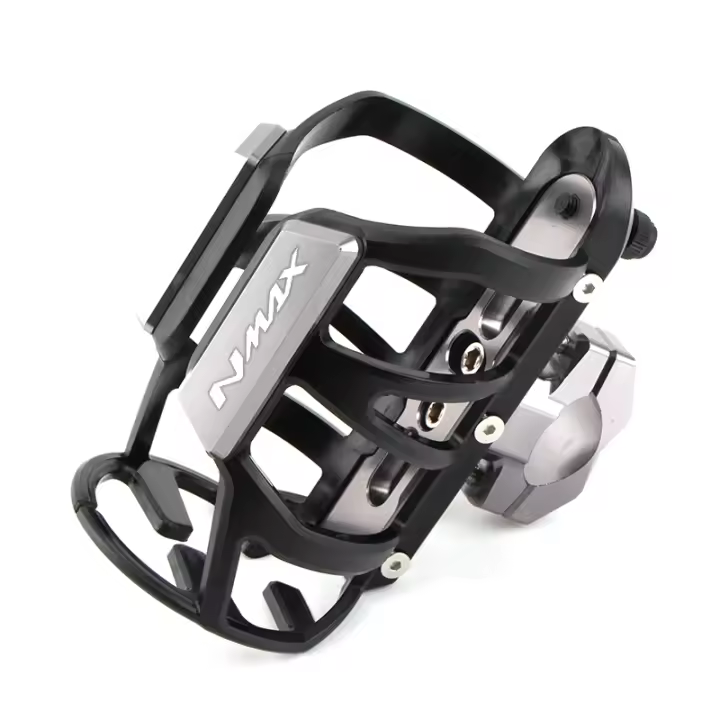 Soporte De Botella Para Motocicleta YAMAHA NMAX 2022 Portátil Con Soporte De Montaje Para Bicicleta Y Exterior Material De Aluminio CNC - 1
