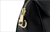 Mini flap messenger bag, fashionable solid color shoulder bag, women's daily commuting PU wallet, coin purse women's casual bag - details 14