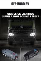 Mercedes Benz Nomadismo Vehículo De Tierra Modelo Aluminio 1:32 Con Sonido Y Luz Coche Miniatura Para Colección Juguete Educativo Para Niños - details 3